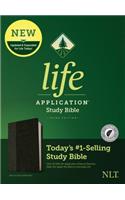 NLT Life Application Study Bible, Third Edition (Leatherlike, Black/Onyx, Indexed)