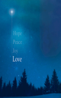 Love Star Advent Bulletin, Large (Pkg of 50)