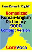 Romanized Korean-English Dictionary 9000 Compact Version