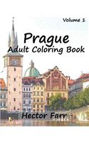 Prague: Adult Coloring Book, Volume 1