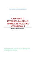 Integral Calculus Formulae Practice Workbook