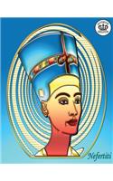 Notebook Kingdom Egypt Series: Egypt Notebook Notepad Journal Diary or Composition Book Blank 100 Pages 8.5x11 Queen Neffertiti
