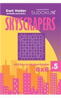 Sudoku Skyscrapers - 200 Easy to Medium Puzzles 8x8 (Volume 5)