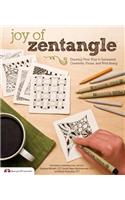 The Joy Of Zentangle Book – Drawing Your Way To Creativity, Focus & Well-Being, Used In Good Condition