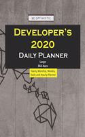 Developer's 2020 daily planner: Yearly, Monthly, Weekly, Daily and Hourly Planner size 8.5 Inch x 11 Inch