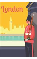London Travel Notebook [Lined] [6x9] [110 pages]