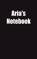 Aria's Notebook: 6x9 Lined Notebook, Gift For a Friend or a Colleague (Gift For Someone You Love)