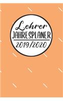 Lehrer Jahresplaner 2019 / 2020