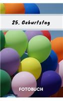 Fotobuch 25. Geburtstag Luftballon