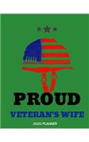 Proud Veteran's Wife 2020 Planner