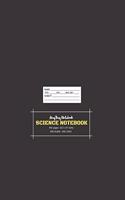 Science Notebook - AmyTmy Notebook - One Blank and One lined - 100 pages - 8.5 x 11 inch - Matte Cover