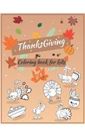 Thanksgiving Coloring Book For Kids Ages 2-5: A Big Happy Thanksgiving Coloring book for kids - collection of Fun and Easy Thanksgiving Holiday Coloring pages Gift for kids age 2-5, Toddlers and