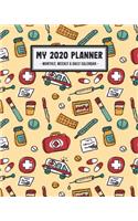 My 2020 Planner Weekly & Monthly: Medical 2020 Daily, Weekly & Monthly Calendar Planner - January to December - 110 Pages (8x10)