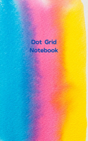 Dot Grid Notebook Abstract Notebook Large (8.5 x 11 inches) - Black Dotted Notebook/Journal 100 Dotted Pages