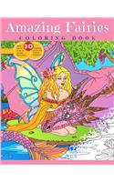 Amazing Fairies Coloring Book