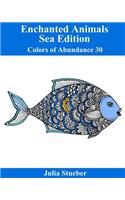 Enchanted Animals Sea Edition Coloring Book