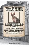 Wanted Cat Lykoi Notebook