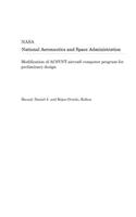 Modification of Acsynt Aircraft Computer Program for Preliminary Design