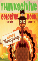 Thanksgiving Coloring Book for Kids Ages 2-5