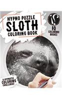 Sloth Coloring Book: Hypno Puzzle Single Line Spiral and Activity Challenge Sloth Coloring Book for Adults