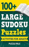 100+ Large Sudoku Puzzles: Activities For Adults