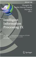 Intelligent Information Processing IX