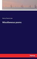 Miscellaneous poems