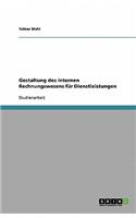 Gestaltung des internen Rechnungswesens für Dienstleistungen
