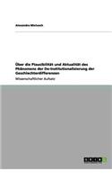 Über die Plausibilität und Aktualität des Phänomens der De-Institutionalisierung der Geschlechterdifferenzen