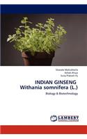 Indian Ginseng Withania Somnifera (L.)