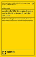 Anzeigepflicht Fur Steuergestaltungen Und Verbindliche Auskunft Nach 89 Abs. 2 Ao