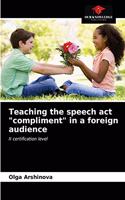 Teaching the speech act 
