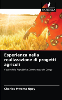 Esperienza nella realizzazione di progetti agricoli