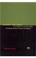 Dewey Decimal Classicficationa complete Survy of Twenty Two Editions.