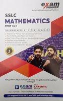 Exam Winner - SSLC Mathematics - Part - I & II ( English Medium) 10th Maths - Boby Books