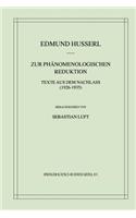 Zur Phänomenologischen Reduktion