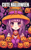 Cute Halloween Coloring Book