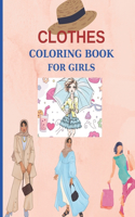 CLOTHES Coloring Book For Girls