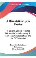 Dissertation Upon Parties