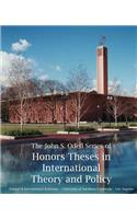 Honors Theses in International Theory and Policy