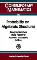 Probability on Algebraic Structures