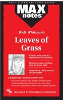Leaves of Grass (Maxnotes Literature Guides)