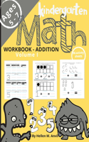 Kindergarten Math Addition Workbook Age 5-7