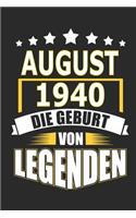 August 1940 Die Geburt von Legenden