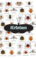 Kristen: Bug Insect Isometric Dot Pape Book Notebook Journal Book 120 Pages 6x9