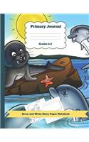 Primary Journal Grades K-2 Draw and Write Story Paper Notebook