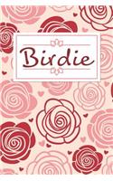 Birdie: Personalised Notebook / 120 Lined Pages / Perfect for journaling and writing notes.