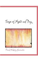 Songs of Night and Day: (English)