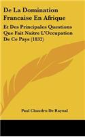 de La Domination Francaise En Afrique