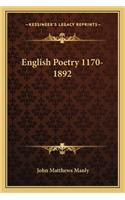 English Poetry 1170-1892